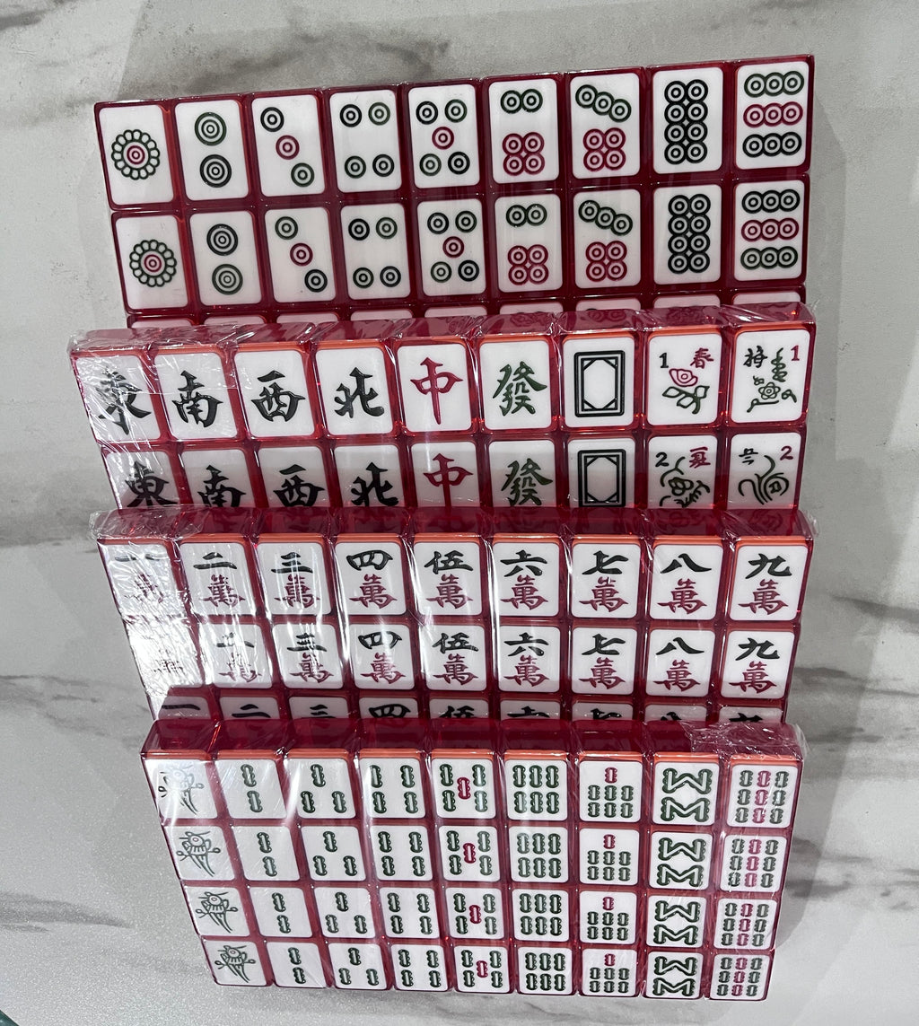 2026新款亚克力手搓麻将牌-2026 new version mahjong tiles