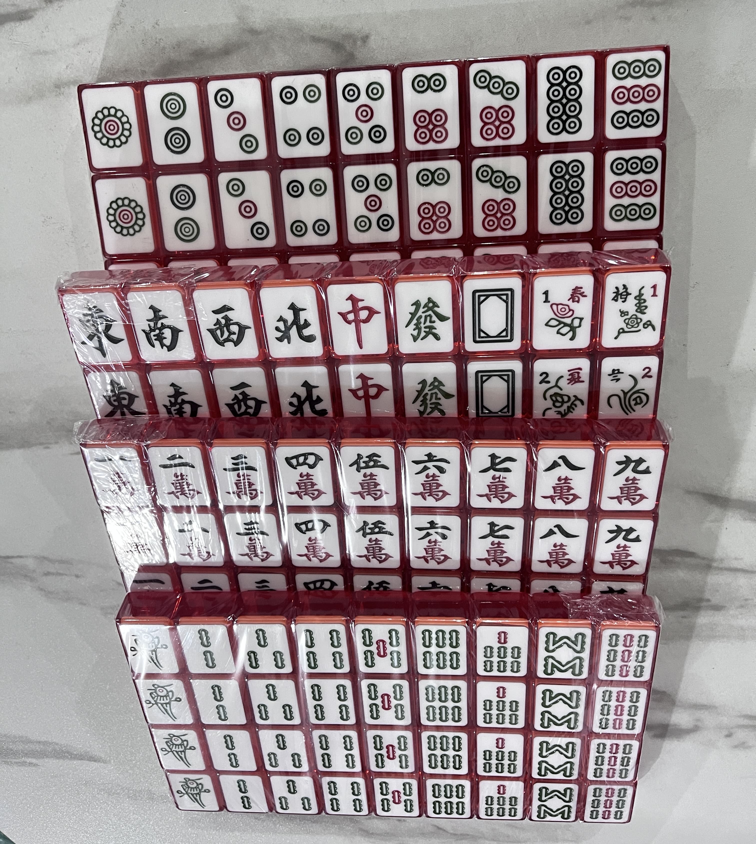 2026新款亚克力手搓麻将牌-2026 new version mahjong tiles