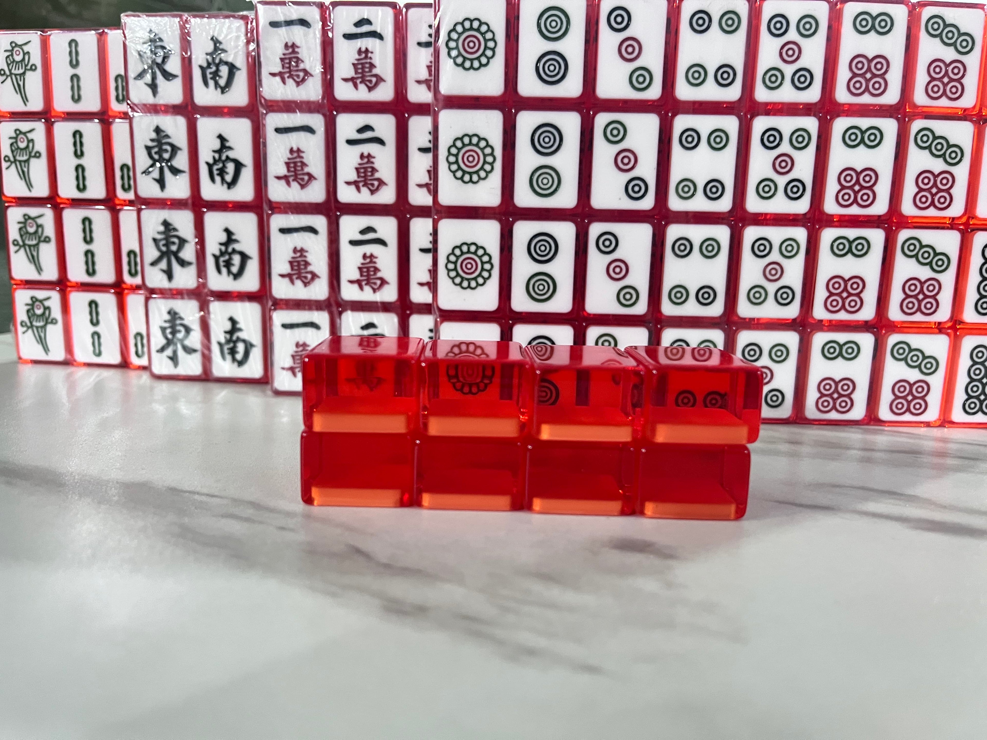 2026新款亚克力手搓麻将牌-2026 new version mahjong tiles