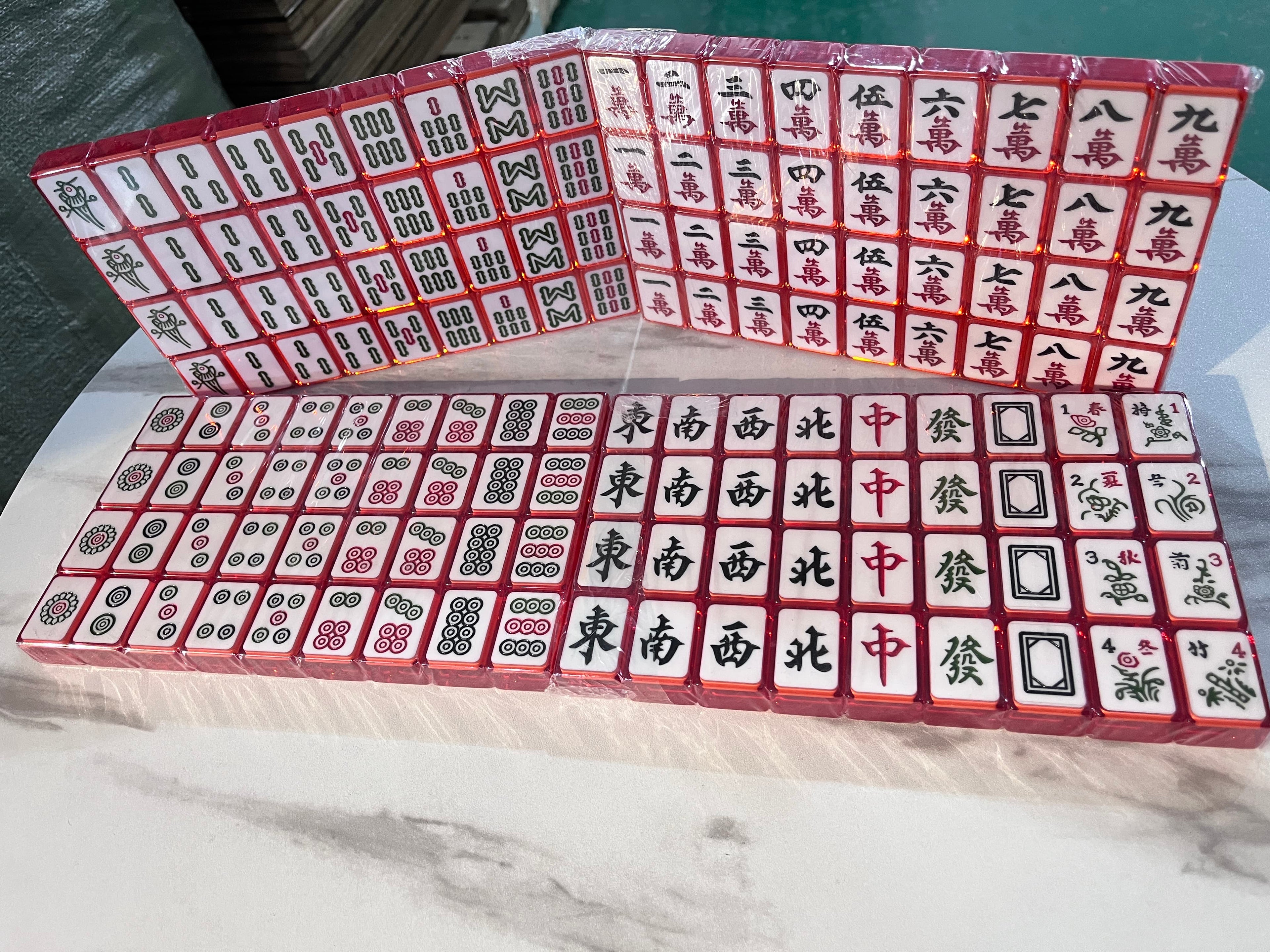 2026新款亚克力手搓麻将牌-2026 new version mahjong tiles